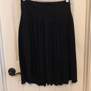 Black circle skirt